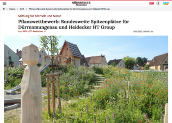 Pflanzwettbewerb 2022: Presse-Echo in den Nürnberger Nachrichten (online)