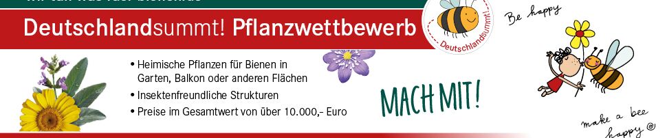 Deutschland summt!-Pflanzwettbewerb 2025, Online-Banner